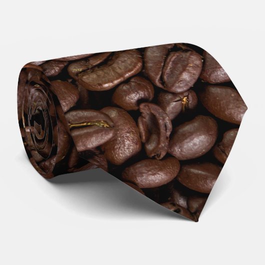 Koffiebonen Stropdas (Opgerold)