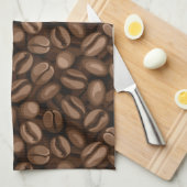 Koffiebonen Theedoek (Quarter Fold)