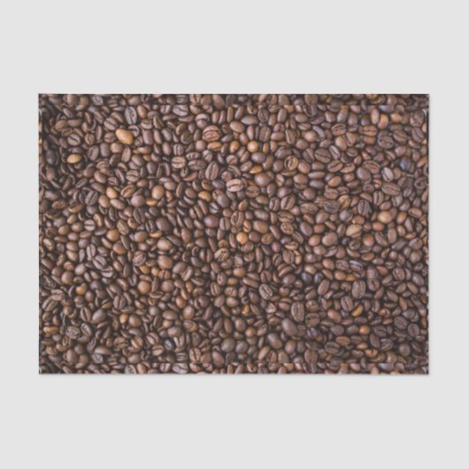 Koffiebonen!  tissuepapier (Voorkant)