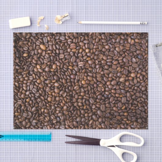 Koffiebonen!  tissuepapier (Craft)