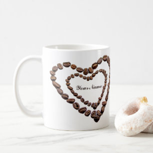 koffiebonen van de Koffeholic mok houden van!