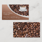 Koffiebonen Visitekaartje (Voorkant / Achterkant)
