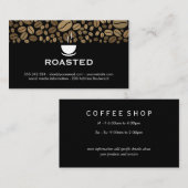 Koffiebonen Visitekaartje (Voorkant / Achterkant)