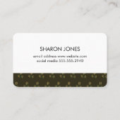 Koffiebonen Visitekaartje (Achterkant)