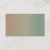 Koffiebonen Visitekaartje (Achterkant)