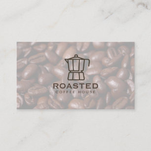 Koffiebonen Visitekaartje