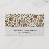 Koffiebonen Visitekaartje (Achterkant)