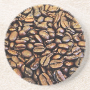 koffiebonen zandsteen onderzetter