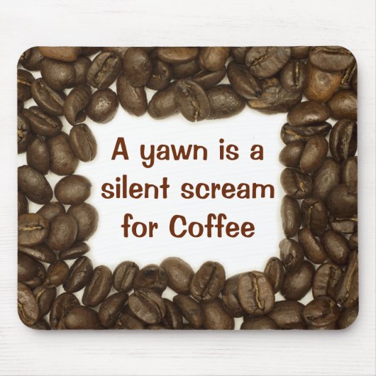 Koffiebonenmousepad Muismat (Voorkant)