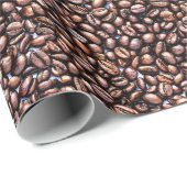 Koffiebonenpakpapier Cadeaupapier (Rol Hoek)