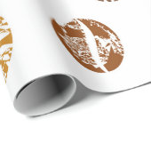 Koffiebonenpapier Cadeaupapier (Rol Hoek)