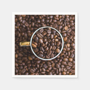 Koffiebonenpapier Servet