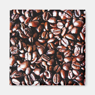 Koffiebonenpatroon - Donkere roast Magneet