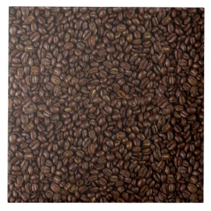 Koffiebonenpatroon Tegeltje
