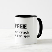 koffiebont is een slecht grappig ontwerp voor mok  (Voorkant rechts)