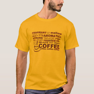 Koffiebontekst T-shirt