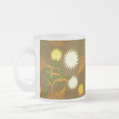 Koffieboom, bloemen. matglas koffiemok (Links)
