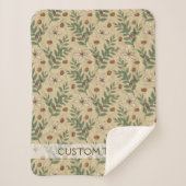 Koffieboompatroon Sherpa Deken (Voorkant)