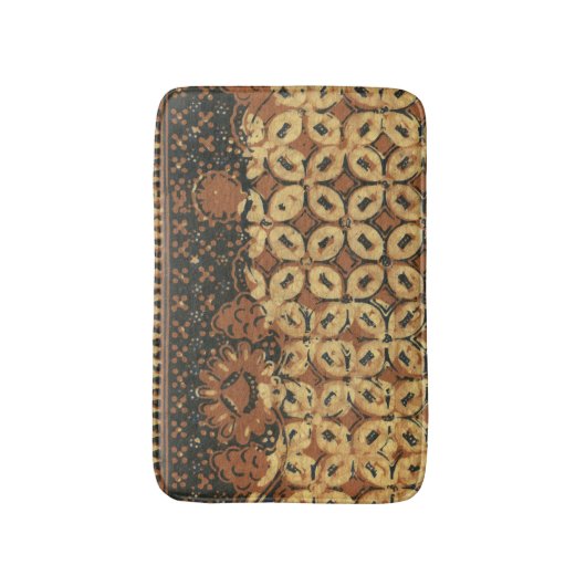 Koffieboon aardachtig boho rustiek badmat (Voorkant Verticaal)