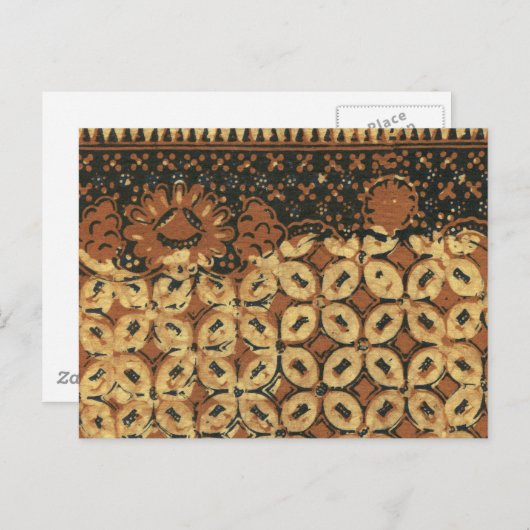 Koffieboon aardachtig boho rustiek briefkaart (Voorkant / Achterkant)