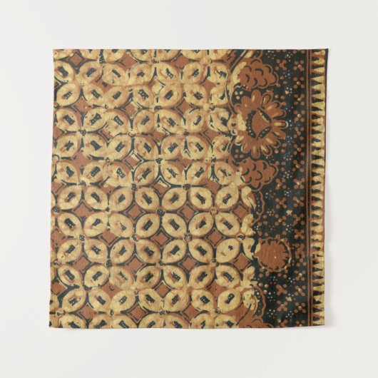 Koffieboon aardachtig boho rustiek wandkleed (Voorkant (horizontaal))