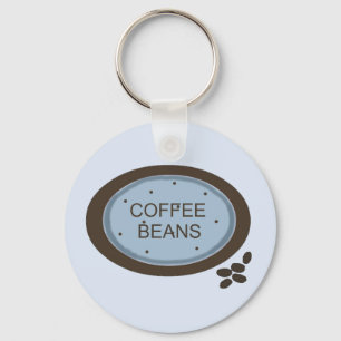 Koffieboon Bord Sleutelhanger