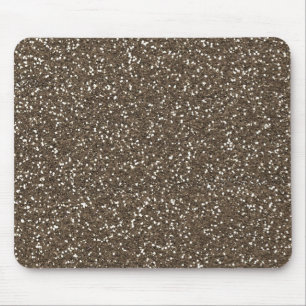 Koffieboon Faux Glitter Muismat