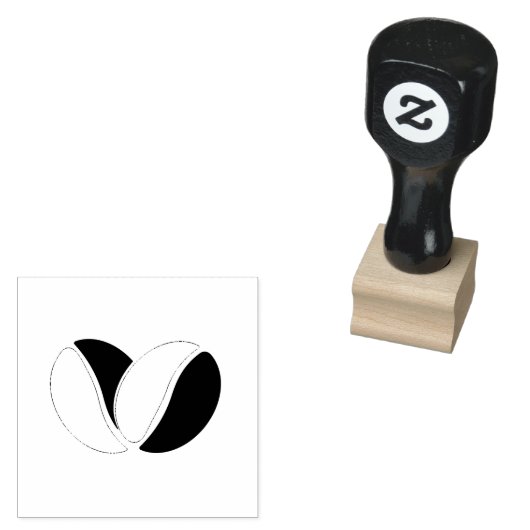 Koffieboon Icoon Stempel (Gestempeld)