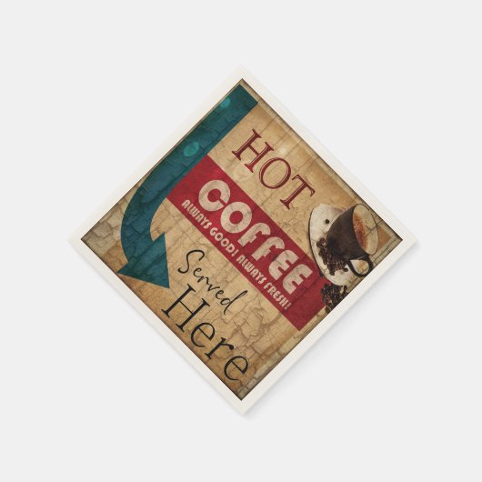 koffiebord servet (Hoek)