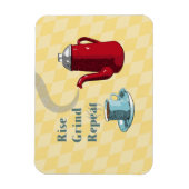 Koffiebord voor Middeleeeuw Magneet (Verticaal)