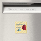 Koffiebord voor Mideeuw Magneet (Insitu (Vaatwasser))