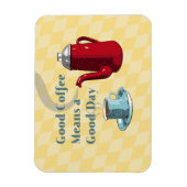 Koffiebord voor Mideeuw Magneet (Verticaal)