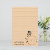 koffiebrander briefpapier (Staand voorkant)