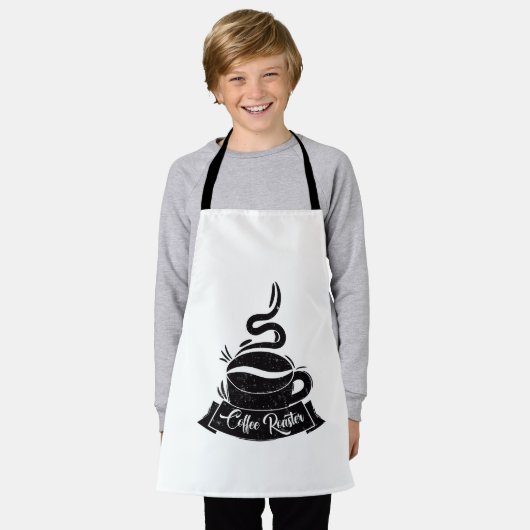 koffiebrander schort (Gedragen)