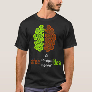 koffiebrein blij hersen bipolaire psychiatrie t-shirt