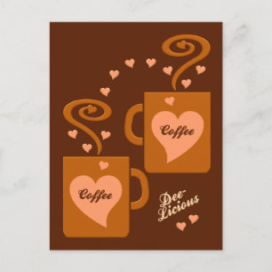 Koffiebroodjes briefkaart, aanpassen briefkaart