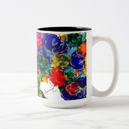 Koffiebubbels van de Mok van de liefde