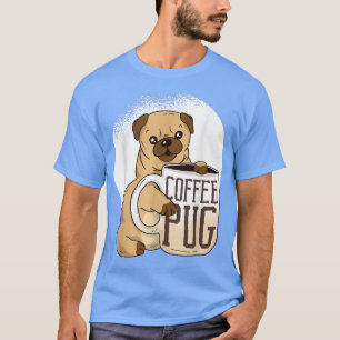 Koffiecadeau voor hondenliefhebber koffie t-shirt