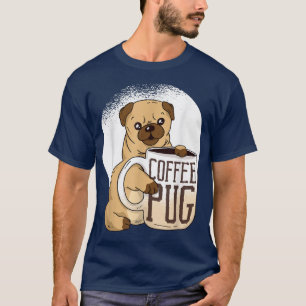 Koffiecadeau voor hondenliefhebber koffie t-shirt