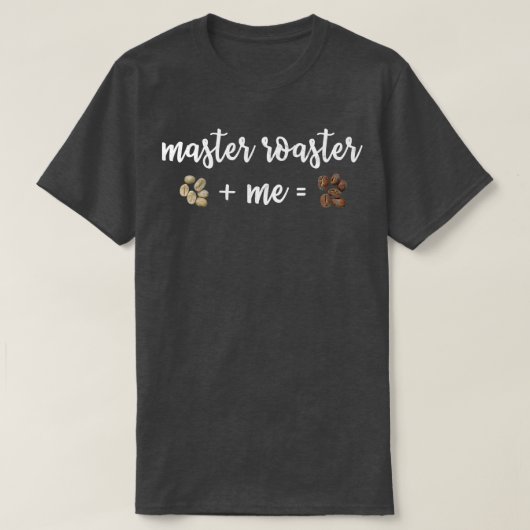 Koffiecadeaus voor koffiebranders voor masterbrood t-shirt (Design voorkant)
