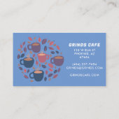 KOFFIECAFE Schattigee Logo Customer Loyalty Kaart (Achterkant)