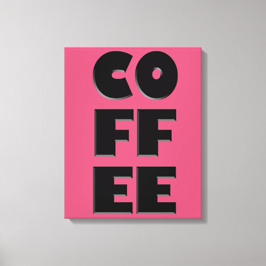 Koffiecanvas Canvas Afdruk (Voorkant)