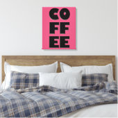Koffiecanvas Canvas Afdruk (Insitu (Slaapkamer))