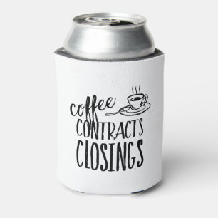 Koffiecontracten Sluiting onroerend-goedagent Blikjeskoeler