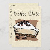 Koffiedatum Kaart (Voorkant / Achterkant)