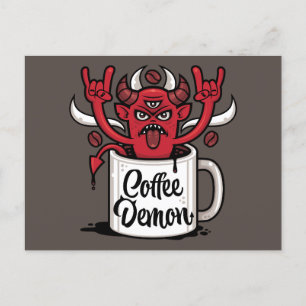 koffiedemon briefkaart