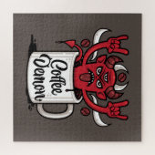 koffiedemon legpuzzel (Horizontaal)