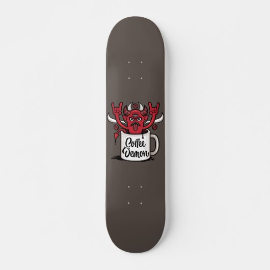 koffiedemon skateboard (Voorkant)