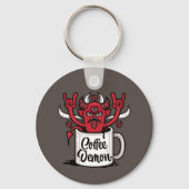 koffiedemon sleutelhanger (Achterkant)