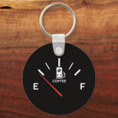 Koffiedik – Acryl Sleutelhanger (Voorkant)